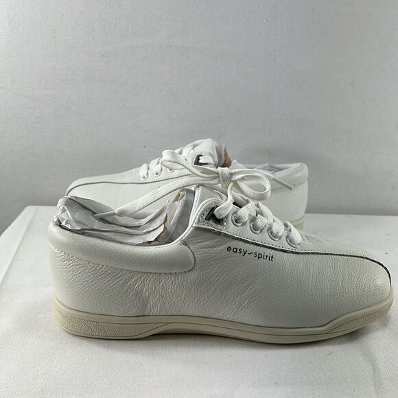Easy Spirit Ap Casual Lace Up Walking White Sneakers size 7W - Picture 4 of 7